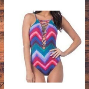 👙👙🏝😉 NWT LaBlanca Multi Color Strappy Suit